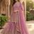 Pink Color Sequence Embroidery Work Silk Blend Salwar Suit