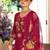 Women Floral Embroidered Thread Work Kurta with Trousers & With Dupatta