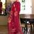 Women Floral Embroidered Thread Work Kurta with Trousers & With Dupatta