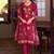 Women Floral Embroidered Thread Work Kurta with Trousers & With Dupatta