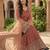 Orange Color Sequence Embroidery Work Silk Blend Salwar Suit