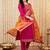 Women Ethnic Motifs Embroidered Kurta with Trousers & With Dupatta