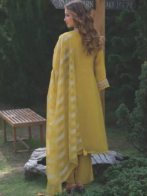 Women Ethnic Motifs Embroidered Sequinned Kurta with Trousers & With Dupatta 4