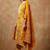 Floral printed cotton round neck kurta trouser & dupatta set