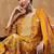 Floral printed cotton round neck kurta trouser & dupatta set