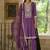 Women Ethnic Motifs Embroidered Panelled Thread Work Kurta with Trousers & With Dupatta