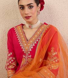 Women Ethnic Motifs Embroidered Kurta with Trousers & Dupatta