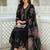 Women Floral Embroidered Thread Work Cotton Kurta with Trousers & With Dupatta