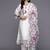 Women Floral Embroidered Thread Work Kurta with Trousers & With Dupatta