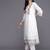 Women Floral Embroidered Thread Work Kurta with Trousers & With Dupatta