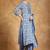 Floral printed cotton round neck kurta trouser & dupatta set