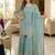 Sky Blue Color Sequence Embroidery Work Silk Blend Salwar Suit