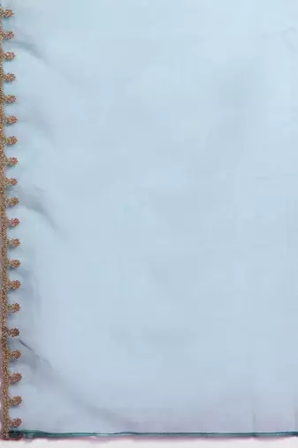 Women Ethnic Motifs Embroidered Kurta with Trousers & With Dupatta
