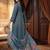 Women Floral Embroidered Thread Work Kurta with Trousers & With Dupatta