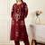 Women Ethnic Motifs Embroidered Thread Work Kurta with Trousers & With Dupatta
