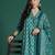 Women Floral Printed Empire Cotton Kurta with Trousers & With Dupatta