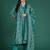 Women Floral Printed Empire Cotton Kurta with Trousers & With Dupatta