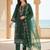Women Floral Embroidered Sequinned Kurta with Trousers & With Dupatta