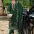 Women Floral Embroidered Sequinned Kurta with Trousers & With Dupatta