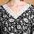 Floral printed cotton v neck kurta trouser & dupatta set