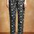 Floral printed cotton v neck kurta trouser & dupatta set