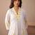 Women Floral Embroidered Thread Work Cotton Kurta with Trousers & With Dupatta