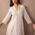 Women Floral Embroidered Thread Work Cotton Kurta with Trousers & With Dupatta