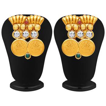 Pleasing Gold Plated Temple Jewellery Necklace Set 5