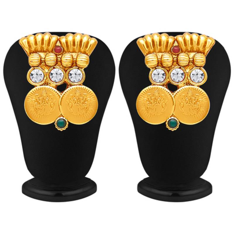 Pleasing Gold Plated Temple Jewellery Necklace Set