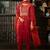 Women Floral Embroidered Thread Work Kurta with Trousers & With Dupatta