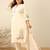 Plus Size Floral Printed Kurta with Trousers & With Dupatta