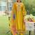 Women Floral Embroidered Thread Work Kurta with Trousers & With Dupatta