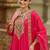 Women Geometric Embroidered A-Line Kurta with Trousers & Dupatta