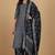 Floral printed cotton v neck kurta trouser & dupatta set
