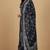 Floral printed cotton v neck kurta trouser & dupatta set