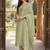 Women Floral Embroidered Thread Work Cotton Kurta with Trousers & With Dupatta