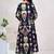 Women Embroidered Thread Work Cotton Kurta with Trousers & With Dupatta