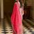 Ethnic Motifs Printed V-Neck Thread Work Kurta With Trousers & Dupatta