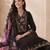 Women Floral Embroidered Thread Work Liva Kurta with Trousers & With Dupatta