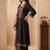Women Floral Embroidered Thread Work Liva Kurta with Trousers & With Dupatta