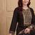 Women Floral Embroidered Thread Work Kurta with Trousers & With Dupatta