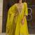 Women Ethnic Motifs Embroidered Thread Work Kurta with Trousers & With Dupatta