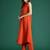 Women Floral Pleated Cotton Kurta with Trousers & With Dupatta