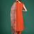Women Floral Pleated Cotton Kurta with Trousers & With Dupatta