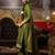 Embroidered Round Neck Straight Kurta With Trousers & Dupatta
