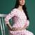 Floral Printed Cotton Kurta with Trousers