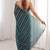 Teal fendy satin heavy embroidery sequins work saree with blouse
