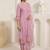 Women Floral Embroidered Kurta With Trousers & Dupatta Kurta Sets
