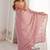 Pink fendy satin heavy embroidery sequins work saree with blouse