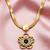 Gold cubic zirconia gold plated necklace for women